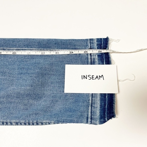 J. Crew Vintage Straight Jeans 25 0 high rise distressed released frayed hem - Picture 15 of 15